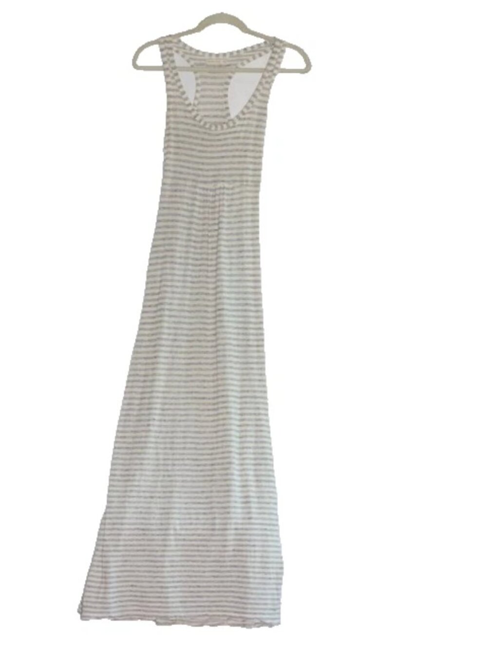 Marine Layer Supima Cotton Striped Racer Back Maxi Tank Dress Empire Waist Sz XS